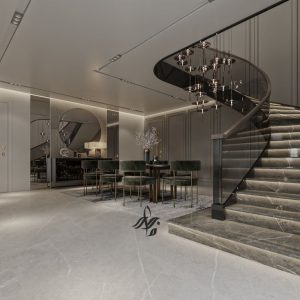 ديكورات درج داخلي في جدة