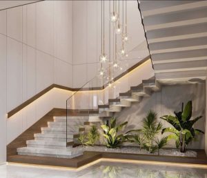 ديكورات درج داخلي في جدة