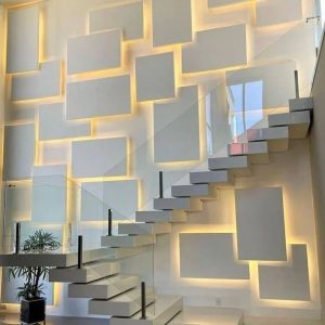 ديكورات درج داخلي مودرن