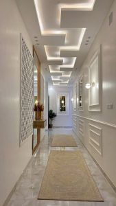 ديكورات ممرات جبس بورد